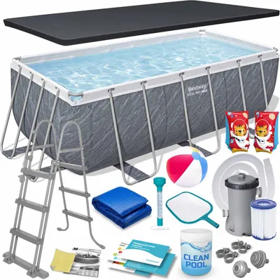 Immagine prodotto di Piscina da giardino con telaio 412 x 201 x 122 cm 17 in 1 Bestway 56722