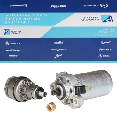 Obrázok produktu pre Štartér + voľnobeh štartéra (14/55Z) + puzdro pre Piaggio 4-takt / Liberty NRG Zip / Aprilia SR / Vespa ET4 Primavera 50