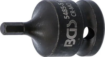 Obrázok produktu pre BGS technic Impact Bit Socket, Chrómmolybdénová oceľ, 74 mm, 42 mm, 74 g