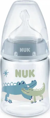 Produktbild von NUK First Choice+ Babyflasche 150ml mit Temperature Control & Silikon Ventilsauger Gr. S -frei