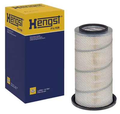 Imagen del producto de Filtro de aire de 455 mm, marca HENGST FILTER, compatible con, entre otros, modelos KOMATSU