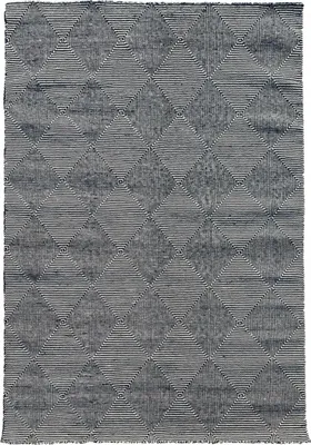 Image de Tapis kilim en laine fait main avec motifs géométriques