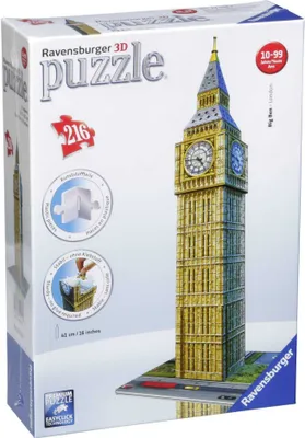 Immagine prodotto di Puzzle 3D Ravensburger Big Ben Edifici