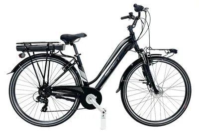 Image de Vélo électrique AURA Canellini Citybike Femme Aluminium - Noir