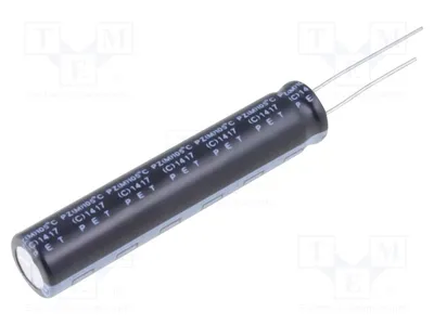 Produktbild von 1x Kondensator: elektrolytisch THT 120uF 200VDC Ø10x50mm  20% PZ2D121MNN1050 Elek