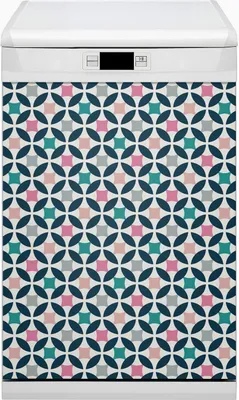 Produktbild von Geschirrspüle Magnet für Spülmaschine Magnetmatte Küche Magnete  Dekorative 45x80 cm  - Pastellmuster