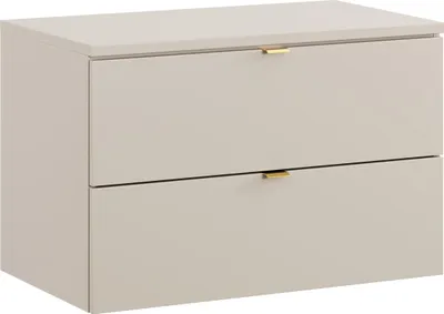 Zdjęcie produktu dla Szafka Łazienkowa 80 Cm Kaszmir Z Blatem I 2 Szufladami