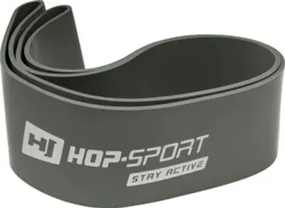 Produktbild von Hop-Sport Fitnessband aus Latex 55-137kg HS-L101RR   Widerstandsband Gymnastikband für Kraft & Fitnesstraining und Muskelaufbau  - Grau