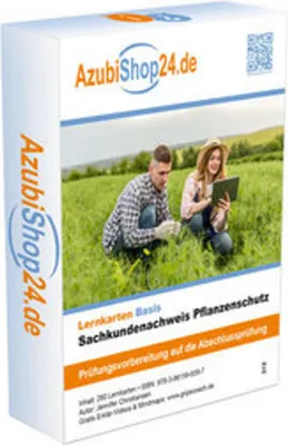 Obrázek produktu pro Lernkarten Sachkundenachweis Pflanzenschutz