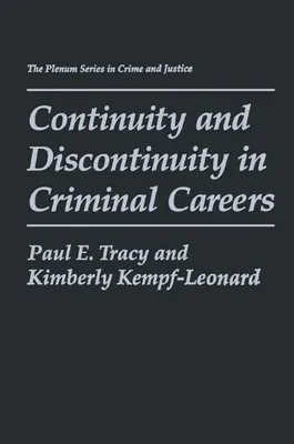 Obrázok produktu pre Continuity and Discontinuity in Criminal Careers