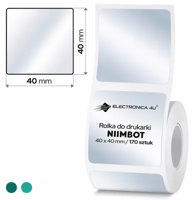 Productafbeelding van Thermische transferetiketten, Niimbot M2 M3, 40x40 mm
