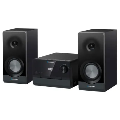 Image de Microchaîne Blaupunkt Puissance RMS 100 W Tuner DAB+ Écran LED Radio FM Antenne télescopique incluse Connexion HDMI ARC