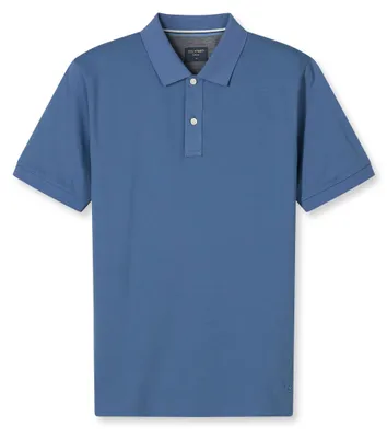 Produktbild von OLYMP Polo Casual, modern fit polo, rookblauw