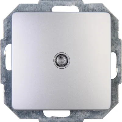 Produktbild von Kopp 650677083 Aus-Wechselschalter mit Linse Paris silber