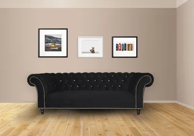 Productafbeelding van Chesterfield-bank, gestoffeerde designbanken, bankstellen, textiel, stoffering, textiel, 31