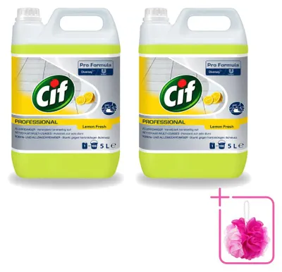 Produktbild von 2 x Cif Allesreiniger Zitrone 5 l - Sparpackung - 2 Stücke