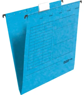 Produktbild von FALKEN Falken Hängemappe UniReg DIN A4 230g/m² Manilakarton recycelt blau