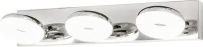 Image de Rabalux 5718 Beata, 15W, 4000K, 1400lm, argenté-blanc, blanc neutre, 38,5cm