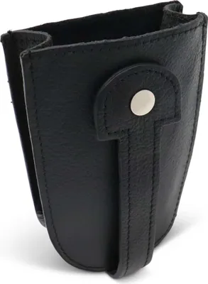 Obrázok produktu pre Extra veľké kožené puzdro na hodinky - puzdro na kľúče - Glock - puzdro na kľúče - čierne