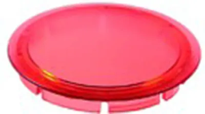 Produktbild von Georg Schlegel Kalotte, flach transparent Farbe rot Ausführung beschreib- und beleuchtbar - 1 Stück