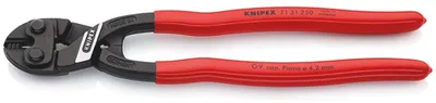 Produktbild von Knipex CoBolt XL, Bolzenschneiderzange, 6 mm, Metall, Metall, Kunststoff, Rot, 250 mm