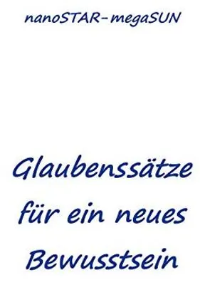 Produktbild von Glaubenssätze für ein neues Bewusstsein