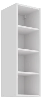 Produktbild von Hängeschrank Regal 30 Weiß Küchenzeile Küchenblock Küche Stilo Landhaus Höhe 90