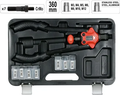 Image de Yato YT-36128 Nietmaschine Nietenzange