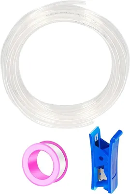 Imagen del producto de Manguera neumática, de poliuretano, 10 metros de longitud, 10 mm de diámetro exterior, 6,5 mm de diámetro interior, para
