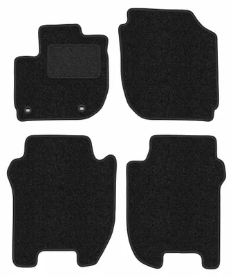 Image de Tapis de sol en moquette pour Honda Jazz IV 2015- (à hayon) – jeu 4 pièces, anthracite, sur mesure – Wielganizator ANTHRA