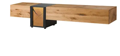 Produktbild von MASSIVMOEBEL24 Lowboard Wildeiche 250x52x52 natur geölt/lackiert KITZBÜHEL #113