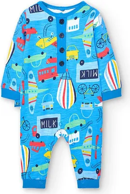 Produktbild von Boboli 148193 Langarm-romper Mehrfarbig 12 Months Junge Mehrfarbig 12 Months