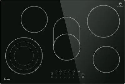 Image de Plaque Electrique 80 cm 8,7 kW 5 Zones de cuisson 9 niveaux de puissance