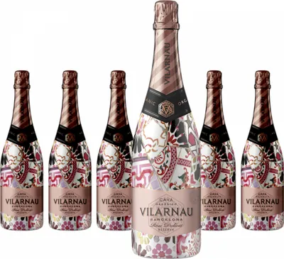 Produktbild von 6 x Vilarnau Cava Brut Reserva Rosado 'Barcelona'