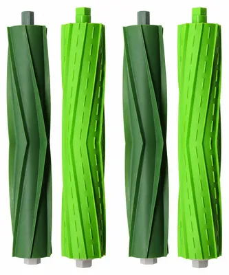 Productafbeelding van INF Rubberborstel / Rolborstel 4-pack Geschik voor iRobot Roomba e/i/j series Groente iRobot Roomba e/i/j series