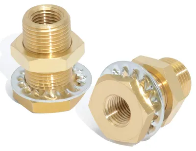 Messing-Schottkupplung 2 Stk, 1/4" NPT, weiblich, 15/16" Länge