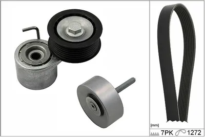 Produktbild von INA 529 0245 10 Keilrippenriemensatz für AUDI A4 Avant (8K5, B8)