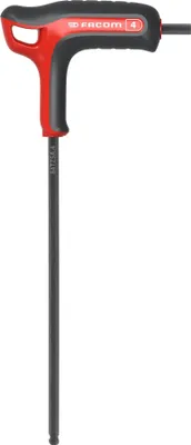 Image de Facom Stiftschluessel T-Griff Kugelkopf 4 mm