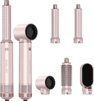 Produktbild von Haarstylingbürste – Heißluftbürste – Für den täglichen Gebrauch – 5-in-1-Funktionen – 800 g – Schwarz