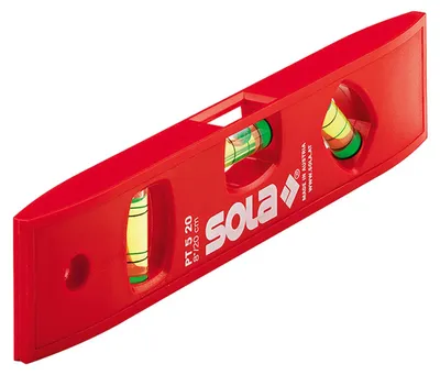 Produktbild von SOLA Kunststoff-Torpedo Wasserwaage PT 5 20, Länge 20 cm
