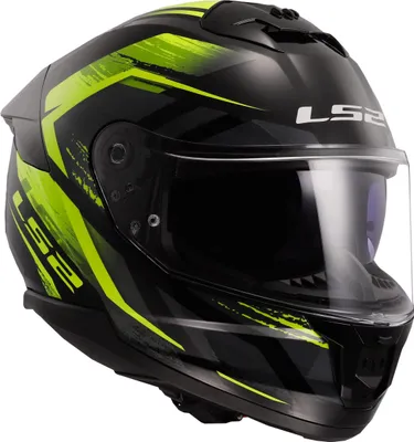Imagen del producto de Casco LS2 FF808 Stream II Fury, color /amarillo neón, talla 2XL (63/64)