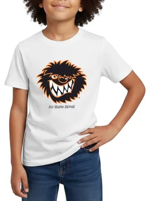 Produktbild von Spreadshirt Die Wilden Kerle Kerl Porträt Kinder T-Shirt, 98/104 (3-4 Jahre), Weiß
