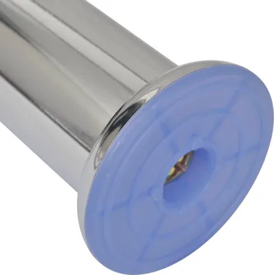 Produktbild von vidaXL 4 x Möbelfuß Sofafuß Sockelfuß Chrom rund 120 mm