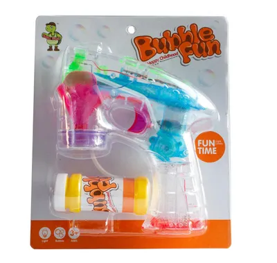 Produktbild von Seifenblasenpistole für Kinder – Automatische Blasenmaschine, batteriebetrieben