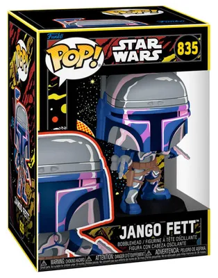 Zdjęcie produktu dla Star Wars: Mandalorian & Grogu POP! Figurka winylowa Jango Fett (Retro) 9 cm