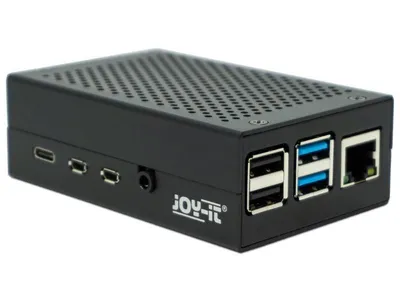 Obrázek produktu pro Hliníkové pouzdro JOY-IT pro Raspberry Pi 4 B, černé