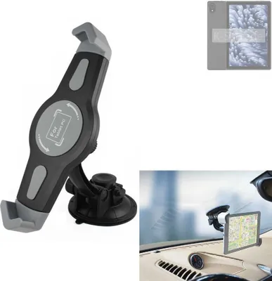 Produktbild von K-S-Trade Scheiben-Halterung für Tablets kompatibel mit Doogee U10 Pro KFZ Tablet Saugnapf Auto Halterung Windschutzscheibe Holder Halter