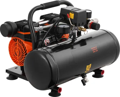 Produktbild von SucceBuy Luftkompressor, 2 Gallonen Stahltank, 1 PS, 2,5 CFM, 8 Bar, ölfreier Luftkompressor und max. 120 PSI Druck, 81 dB, ultraleiser tragbarer Kompressor für Autoreparatur, Reifenbefüllung
