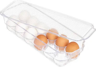 Produktbild von relaxdays Kühlschrank Eierbox 12 Eier