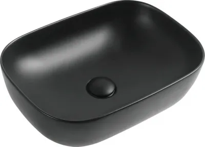 Obrázek produktu pro Umyvadlo na desku Jungborn FOUR sanitární keramika černá 46,5 x 33 x 13,5 cm